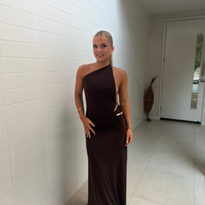 maxi gown choc brown 2