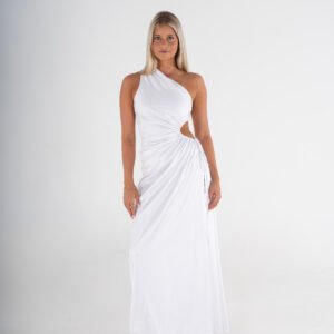 maxi gown white