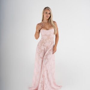 House of Cb Seren Maxi Dress Floral Pink
